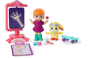 Vida the Vet Zag's Cast & Care Pack with Vida & Zig Zag Action Figures & Doctor Kit Accessoires, Kids Toys for Girls & Boys Ages 3 and up (Spin Master 6071397)