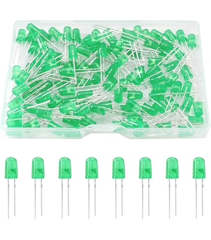 Fafeicy 50Pcs 12V DC 0.06W Flashing LED Indicator Bulbs Pre-Wired Round Head For Automotive Electrical Systems Red - View #3