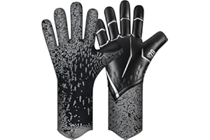 QUICARD Goalkeeper Gloves, Good Grip Football Goalkeeper Gloves in Sizes 6/7/8/9/10, Strong Receiver for Men, Boys, Teenagers, Adults, Children and Small Hands