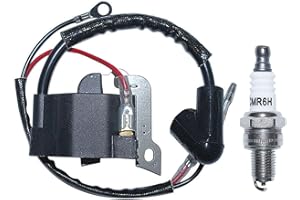 Bobina de Encendido para Honda GX35 UMK435 Desbrozadora Serie, ADEFOL Módulo de Bobina de Encendido con Bujía Accesorio de Desbrozadora Motor de 4 Tiempos Piezas de Repuesto