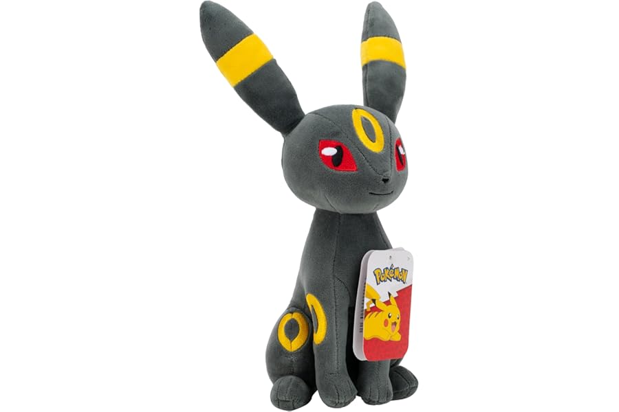 Pokémon Umbreon Plush - 8-Inch Soft Plush with Authentic Details