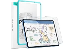 ESR 2 stycken skärmskydd papperskänsla för iPad 11/10 generationen (A16/A14, 2025/2022), skyddsfilm med orienteringsram, 9H s