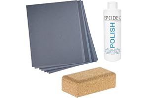 EPODEX® Set zum Schleifen & Polieren von Epoxidharz