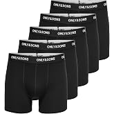 Only &amp; Sons ONSFITZ SOLID BLACK BOXER 5-PACK Boxer K&uuml;lot Erkek