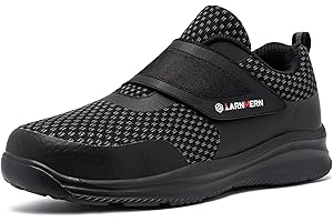 LARNMERN Chaussures de Sécurité Homme Legere Femme Baskets de Sécurité Chaussure de Travail Embout Protection Acier Chaussure de Chantier EU36-49