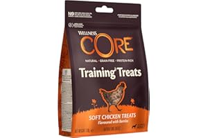 Wellness CORE Training Treats Poulet & Baies, Friandises Moelleuses pour Chien, Parfaites pour L'Apprentissage, 100% Naturelles, Riche en Protéines, 170 g