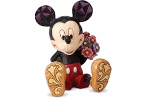 ENESCO Disney Traditions Jim Shore Mickey With Flowers Mini Figurine