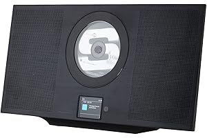 VR-Radio DAB Radio mit MP3 Player: Stereoanlage, Alu, Internet-Radio/CD/DAB+/Bluetooth, 60W, DSP, schwarz (DAB Radios mit MP3 Player, DAB-Radio CD USB, Monitore)