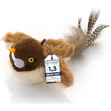 Rrlihjgu Elektrisches Katzenspielzeug - Interaktives Jagdspiel Mit Einziehbarer Feder Für Wohnungskatzen