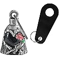 Dream Apparel Motorcycle Bell for Bikers Women Men W/Hanger, Biker Bell for Riders, Good Luck Riding Bell Moto Accessories