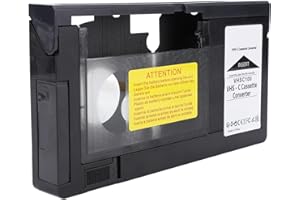 SPYMINNPOO Cassette Adapter, Support Playback Recording VHS Cassette Converter Box SVHS Camcorders Mini DV Hi8 with Electric Mechanism for S C and Tapes