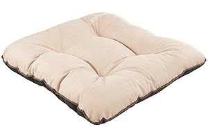 ‎SUPERKISSEN24. SuperKissen24. Stuhlkissen Outdoor - Sitzkissen für Stühle 1 Stück 45x45 cm - Outdoor Kissen Wetterfest mit Füllung - Beige Leinen