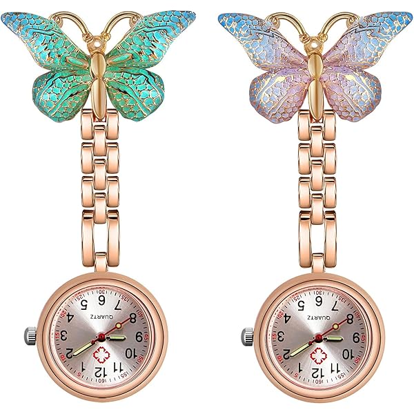 MONTRE A GOUSSET,2--Stéthoscope Pour Infirmières Et Médecins, Montre De Poche En Forme De Cœur