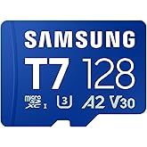 Samsung microSDXC T7 128GB, 170 MB/s'ye Kadar Aktarım Hızları, Sıradan Oyuncular, Amat&ouml;r Yaratıcılar ve G&uuml;nl&uuml;k Kullanıcılar i