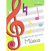 Cuaderno de M&uacute;sica n&ordm;8 ejercicios. Ed. Primaria.