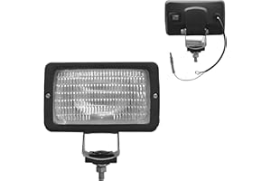 BAJATO APSMOTIV Work Lamp Assembly With Push Pull On-Off Switch 12v Lights Off Road Lights Suitable For Work Lights Truck Jcb Tractor Ford New Holland Jcb Universal Emergency Light Bulb