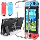 Gogoings Coque Compatible pour Nintendo Switch - Gel Souple en Cristal Transparent Étui de Protection Housse Premium Anti-rayures Protection Pour Nintendo Switch Accessoires