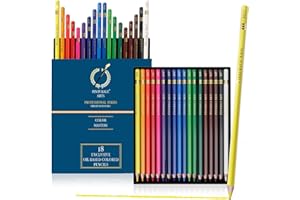 ‎PINTURALE ARTS Pinturale Arts 18 Buntstifte Set | Buntstifte für Erwachsene, Künstler und Illustratoren | Farbstifte In einem eleganten Etui organisiert | Mandala Stifte, Malstifte für Erwachsene