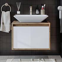 Roomart • Mobili da bagno • Atlantic • Lavabo in ceramica con ...