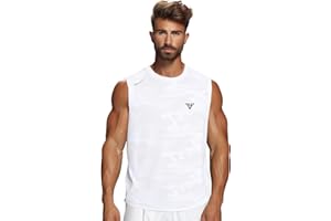FREE FIT UNLIMITED Camiseta sin Mangas para Hombre - Camiseta Deportiva y Tecnica para Crossfit, Running, Gimnasio - Camiseta Tirantes - Sleeveless tee