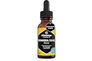 VITAMAZE - AMAZING LIFE Vitamina D3 + K2 Gocce, 1000 UI ad Alta Dose, Vegetariano & Liquido (99,7+% All-Trans MK-7), 50 ml (1700 Gocce), Elevata Biodisponibilità, Nessun Additivo Inutile, Vitamaze