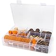 Organiser Box,Snack Box,Craft Storage Box 24 Grids,Snackle Box,Storage Box With Compartments,Travel Snack Box For Plane,Bead Storage Box,Earring Box,Screw Jewellery Storage Plastic