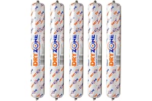 Dryzone Traitement Anti Remontées Capillaires 5 x 600ml – Injection Murale – Barrière d’Étanchéité – Protection 20 Ans Contre l’Humidité