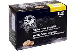 BRADLEY SMOKER Bradley Alder Flavour Smokers BISQUETTES (Pack of 120)