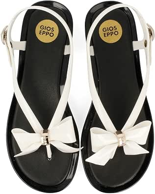 GIOSEPPO Astranza 39397 White Sandali Bianchi Infradito Bassi con Fiocco e  Strass n° 35 : Amazon.it: Scarpe e borse