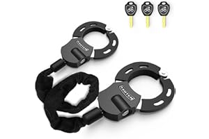 AXOTEN E Scooter Schloss Schnittfest & mit Silikon, Hohe Sicherheit für Fahrrad, Roller, Segway, Ninebot, Xiaomi, NIU und Rollerschloss