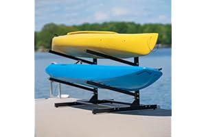 Teal Triangle Freestanding G-Watersport Kayak and SUP Outdoor Storage Rack, Heavy Duty Adjustable Weatherproof Stand