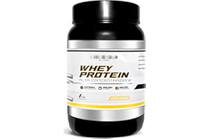 Whey Protein in Polvere Healthy Fusion | Proteina Premium 100% Pura + BCAAS + Aminoacidos | Alto Contenuto Proteico | Maggiore Crescita Muscolare, Recupero e Benessere Generale | Gusto Vaniglia 1kg