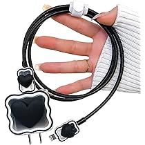 Protettore Cavo IPhone Con Fiore 3D - Anti Rottura E Anti Morso Animali