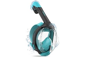 ACURE Kids Snorkel Mask Full Face SN03, Anti-Fog & Dry Top Snorkel Set, Snorkeling Gear with Easier Breathing System for 3-8 Years Old Swimming Beginners