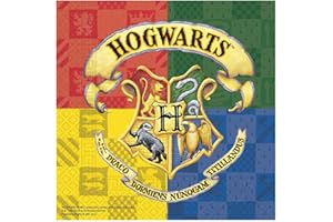‎PROCOS Procos 93366 - Papierservietten Harry Potter, 25x25 cm, FSC® Mix, Kindergeburtstag, Party-Geschirr
