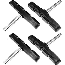 4 Paia Pattini Freni Cantilever Per Bici - 55 Mm, Per Cerchioni Alluminio E Acciaio