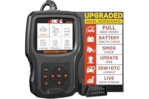 ‎ANCEL (Upgraded AD310/AD410) ANCEL AD530 OBD2 Diagnosegerät, KFZ Auslesegerät Mit Vollen OBD2-Funktionen, One Touch I/M Bereitschaftstaste, lebenslange Updates, 2,8 Zoll TFT Farbbildschirm