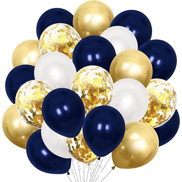 Party-Servietten, Marineblau Mit Goldfarbenen Punkten, 50 Stück, 33x33 Cm - Kompostierbar & Elegant