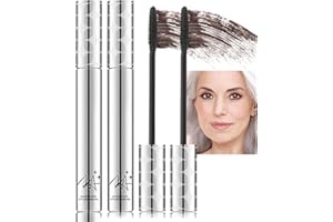 GETUE Brown Mascara for Older Women Waterproof Volumising & Lengthening Mascara for Thinning, Aging Lashes | Gentle on Sensitive Eyes (2-Pack)