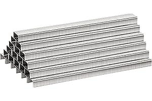 meite T50 Stainless Steel Staples Marine, Type 140/6 mm Heavy Duty Staples for Staple Gun - 1512 Counts, 20 Gauge 10.5 mm Crown T50 Upholstery Staple for Salt Water, Marine Applications