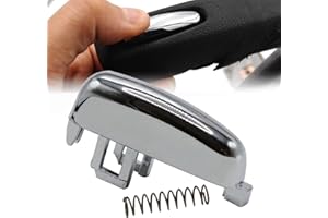 MCamooer Handbremsknopf Schalter, Drucktaste, Manuell, Silber, Kompatibel mit Vauxhall Opel Mokka 2012-2018