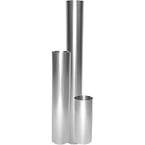 Stove pipe, hot-aluminised (FAL), straight, rust-proof, flue pipe, chimney  pipe, silver, for pellet stoves and fireplaces, tested according to EN  1856-2, dimensions: length: 250 mm x diameter 150 mm : Amazon.de: DIY