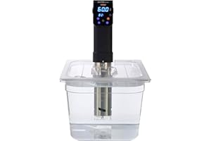 SOUS VIDE TOOLS SousVideTools SVT-PS11GN-IVIDE Polycarbonate Container 11.6L with Lid Fits iVide 2.0 Sous Vide Stick, Clear, for Cooking, BPA Free, Non-Stick and Dishwasher Safe