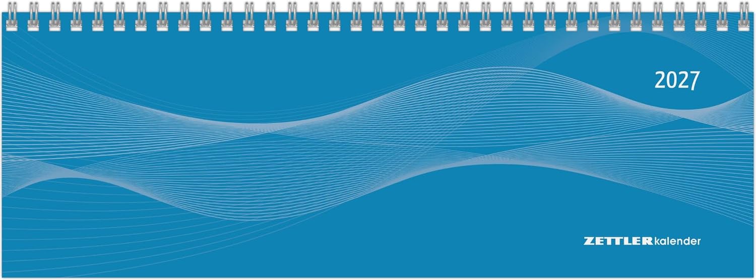 Technische Daten & Spezifikationen : Tisch-Querkalender Profi blau 2027 Wochenkale