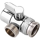 Faucet Diverter Basin Water Tap Switch Valve Brass Shut-off Valve for Bathroom Kitchen Wash Basin