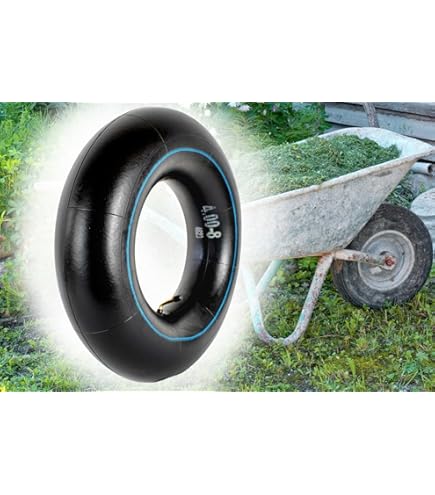 2 Schläuche Für Schubkarre – Größe 4.00-8 (400x100) Passend Für Viele Karren