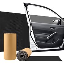 Protezioni Antigraffio per Battitacco Auto, Universali, Nero
