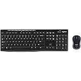 Logitech MK270 Kabelloses Tastatur-Maus-Set, 2.4 GHz Wireless Verbindung via Nano USB-Empfänger, Lange Akkulaufzeit, Für Wind