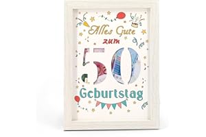 HSDSH 50. Geburtstag Geldgeschenk, Geschenke zum 50 Geburtstag Mann/Frau, Geldgeschenke Geburtstag, Geschenk 50. Geburtstag Witzige & Kreative Geschenkideen zum 50, Geschenke für Freunde, Familie