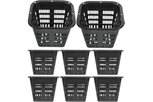 SUPVOX 8 StüCk Hydrokultur Pflanzkorb Teich, PflanzköRbe FüR Teichpflanzen, Kunststoff Netztopf Mit Kontrollwurzel-Design, FüR Hydroponische Anzuchtsysteme Und GemüSeanbau